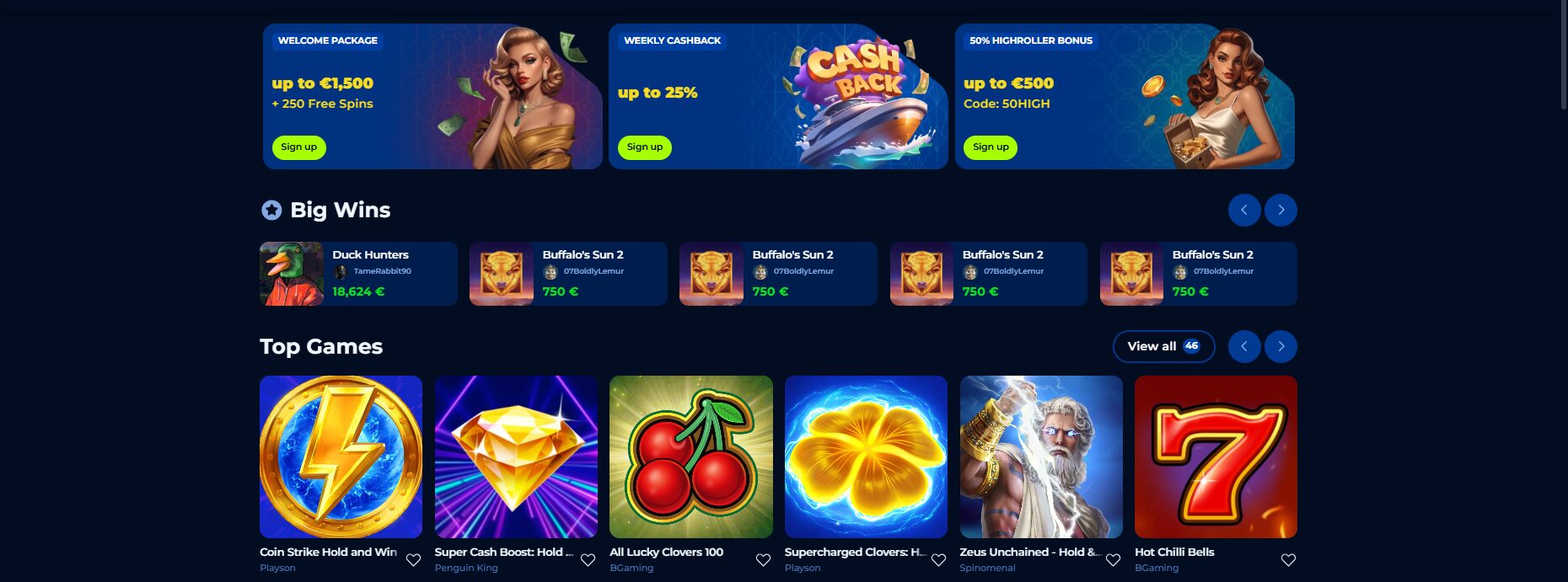 BillionaireSpin Casino 1752475967628
